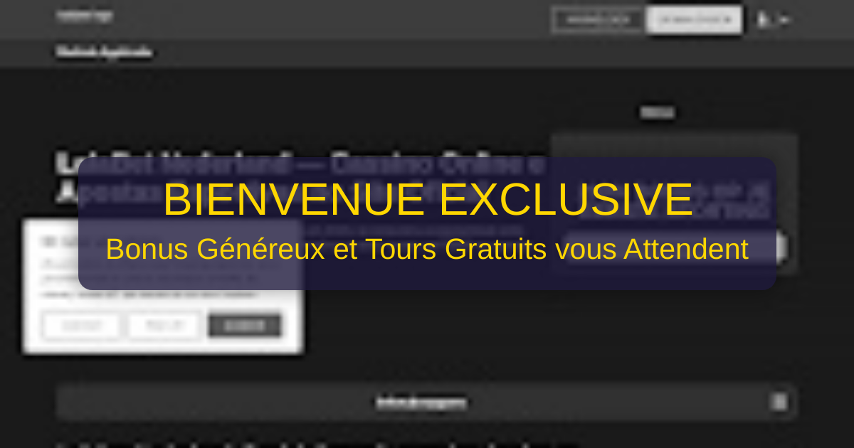 Lalabet Casino France - Jeux en ligne légaux